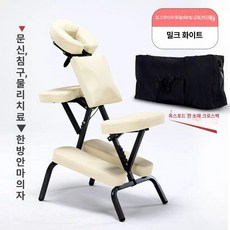 안마 마사지의자 타투 작업 숄더백 라일락퍼플 시술 베드, 베이지화이트 숄더백 포함, 공식 표준 구성