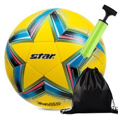 스타 게임용 뉴매치 풋살공 투센 볼펌프 볼가방, 1개, 옐로우