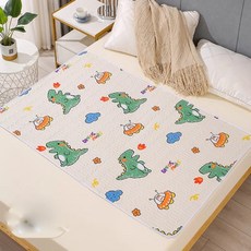 요실금 노인요실금 방수 매트 노인 침대 패드 깔개 위생 시트, 데이지, 100 x 150cm