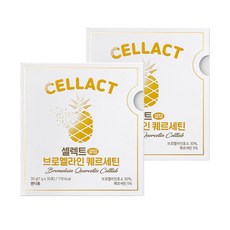 셀렉트 브로멜라인 퀘르세틴 셀탭 파인애플효소 파파인30포+30포, 60개, 1g