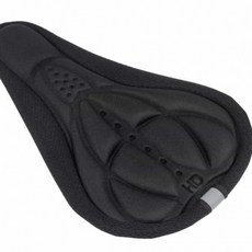 푹신한안장 자전거의자 자전거 안장커버, 오렌지, 1개