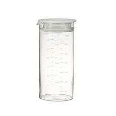 SLOWRA 700mL SFPI-700-W HARIO(하리오) 내열 유리 과일 투수 보존 용기 식초 절임, 1개