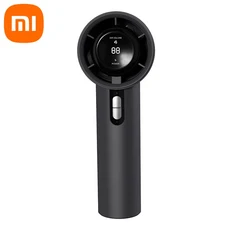Xiaomi 초저소음 휴대용 팬 100 속도 ​ LED 표시기가 있는 사무실 및 여행용 USB 충전식 미니 터보, 02 Black