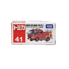 多美小汽車 TOMICA MORITA紅色消防車 TM041A，經典消防車模型，兒童玩具收藏首選, 1個