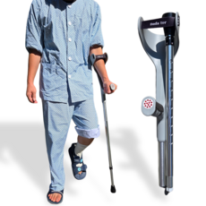 다다터 엘보클러치 재활 팔꿈치 접이식 목발 보행보조기구, 1개