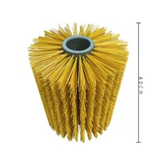 특대 사이즈 가축 긁기 업그레이드 2 Pa 장착 나사 그루밍용 가려 브러시 말/염소/소 2세트, 길이600 내 114 외 500 가정용우장