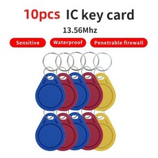 재기록 키 체인 복사 복사기 액세스 제어 태그 블록, 1개, 9. 10pcs Black KeyIC