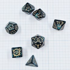 딥 페퍼민트 시럽 틸 TRPG 주사위 7종 세트 스위트 팬트리 에디션