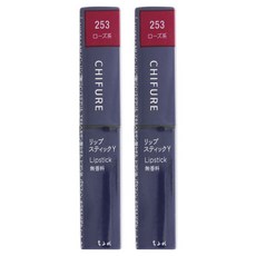 CHIFURE 唇膏 Y, 2.5g, 253 玫瑰, 2個