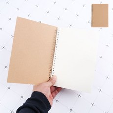 A5 크로키 크라프트 무지 노트, 본상품