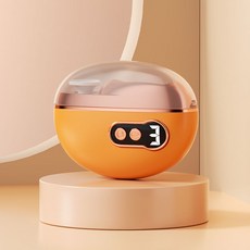DIU 電動指甲剪美甲磨甲器磨剪一體充電無線可攜式兒童美甲店專用, 1個, 橙色:如圖