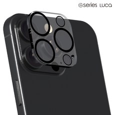 16 프로/16 프로맥스 (iPhone16 Pro/16 ProMax) 루카 다이아 블랙링 강화유리 카메라 렌즈보호필름 LF-02, 단품