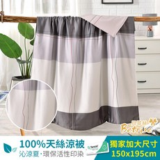 【Betrise往事】植萃系列奧地利天絲鋪棉涼被/四季被 5X6.5尺 (加大尺寸)