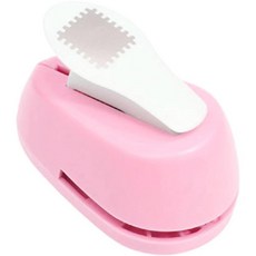 투블스미 우표모양 펀칭기 다이어리꾸미기 모양펀치, 1개, 핑크