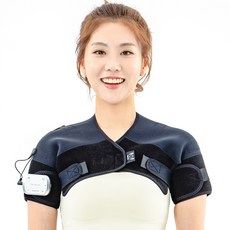 약손드림 어깨 EMS 저주파마사지기 (어깨보호대(고신축 원단)+마사지기계+스프레이 포함)