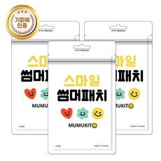 무무키토 스마일 썸머패치 모기패치 날벌레 기피제 32매, 3개, 32매입