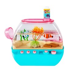 歡樂水族箱 玩具魚 餵食 燈光音樂 兒童玩具, 1個, 顏色隨機