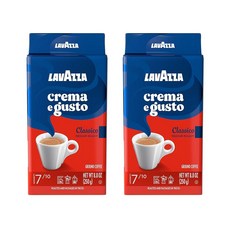 Lavazza Crema E Gusto 그라운드 커피 8.8온스/각 250g 2팩 160069