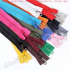 衣服拉鏈5號樹脂拉鏈長40-80釐米單頭開尾上衣拉鎖服裝輔料包郵PMMF, 粉色   10條,60厘米長, 1個