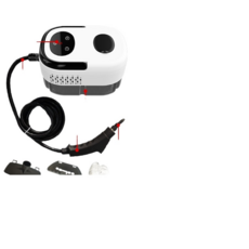 台灣熱銷 110V高溫蒸汽清潔機 液晶款多功能油煙機 高壓高溫蒸汽清潔機 手提家用消毒 一體機, 白色【液晶觸摸款】,美規110v