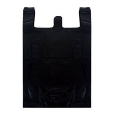 크린아이 검정 손잡이 비닐봉투 1호, 3L, 600개