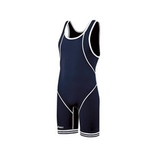 아식스 남성용 스냅 다운 레슬링 싱글렛 (카디널/화이트) 블랙_160119, 네이비/화이트_160119