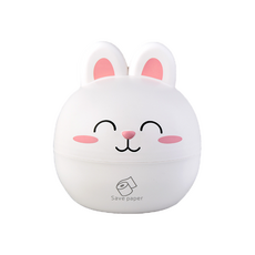 시우리빙 토끼 두루마리 휴지케이스, 화이트, 1개