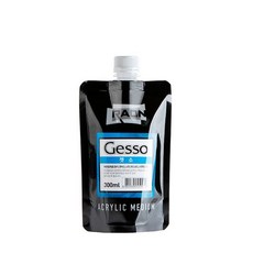라온 젯소 300ml 파우치 용기 아크릴물감 젯소 보조제 물감 바닥칠용물감 ansrndydvna416, 단품