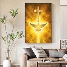 액자형 패브릭 십자수 취미용 비즈십자수 대형 큐빅 성경, 30 x 40cm, 골드 프레임, 스타일 01