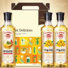 명절 선물용 고급유 스페셜 선물세트 +선물백, 4세트, 500ml