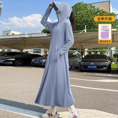 防曬衣女夏季長款全身防紫外線輕薄防曬衫冰絲防曬服外套