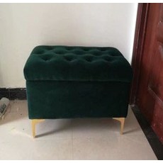 베드벤치 수납형 의자 대기석 쇼룸 쿠션 매장 소파, 0.6m 수납 미포함, 다크그린 22번