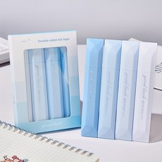 다용도 펜슬형 양면 점착 테이프 4P 세트, 1세트