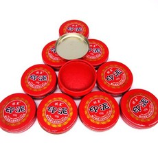辦公用品 原子章 罐裝 水性墨水 10ml, 1個, 紅色