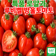 [백화점납품] 프리미엄 로얄과 고당도 루비벨방울토마토, 1박스, 2kg 로얄과(1-2번과)