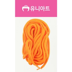 유니아트 1000 운동화끈 4p, 형광주황, 1개