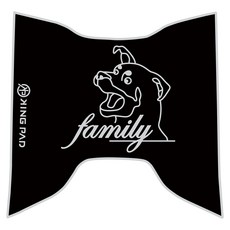 KING PAD VINOORA 125 機車腳踏墊 小小兵 機車踏墊 止滑腳踏墊 立體造型腳踏墊 淡灰, 羅威納O58(淡灰)XS