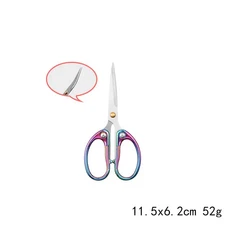 빈티지 스테인레스 스틸 재단사 원사 트림 컷 크로스 스티치 가위 패브릭 바느질 자수 스레드 뜨개질 도구 바느질 도구, 29-11.5cm, 1개
