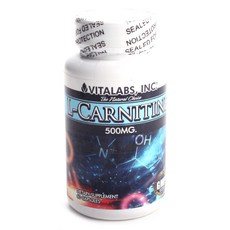 VITALABS INC 左旋肉鹼 500 毫克膠囊, 60顆, 1罐
