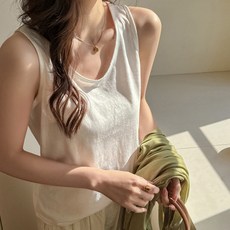 탑트레일 여성 루즈한 민소매 나시 레이지민소매