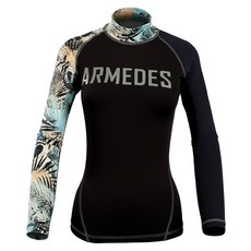 아르메데스 여성용 AQUA 터틀 래쉬가드 AR-292