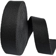 가방 테이프 고밀도 컬러 테이프 폭 25mm 두께 약 1.6mm 길이 55.5m 평직 타입 면 같은 폴리에스터 핸드메이드 자재 숄더백 토트백용 손잡이 입학 입원 준비에 최적 (