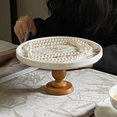 하루초이 빈티지 소품 트레이, 블룸브라운