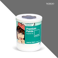 노루페인트 팬톤 내부용 실내벽면 무광 페인트, 180601CharcoalGray, 1L, 1개