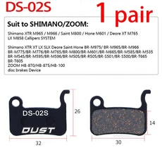 1/2/4/8 쌍 MTB 자전거 유압 디스크 브레이크 패드 b01s SRAM AVID HAYES Magura ZOOM 사이클링 부품, 06 DS-02S-1pair