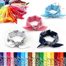 온스타일링 빅 반다나 헤어밴드 스카프 +21colors 최다색상