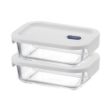 락앤락 탑클라스 실리콘 직사각, 2개, 380ml