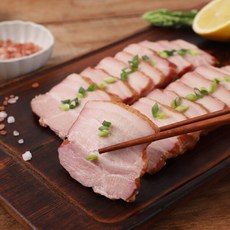 [토랑토랑] 훈제돈삼겹살슬라이스 200g x 2팩 / 참나무 훈연소스포함, 2개