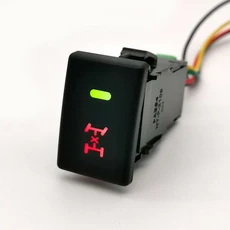 안개등스위치 이수즈 D-MAX 5핀 차량용 LED DRL 전면 안개등 파워 미러 히팅 푸시 버튼 스위치 (와이어 포, 10 Centre diff