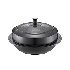PN풍년 가매 세라믹 가마솥, 블랙, 1개, 24cm